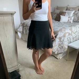 LOFT Black Skirt